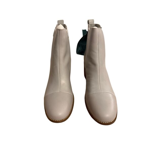 🟢Brand New Toms Glacier Grey Leather Esme Ankle Boots Size 9.5 - Picture 12 of 13